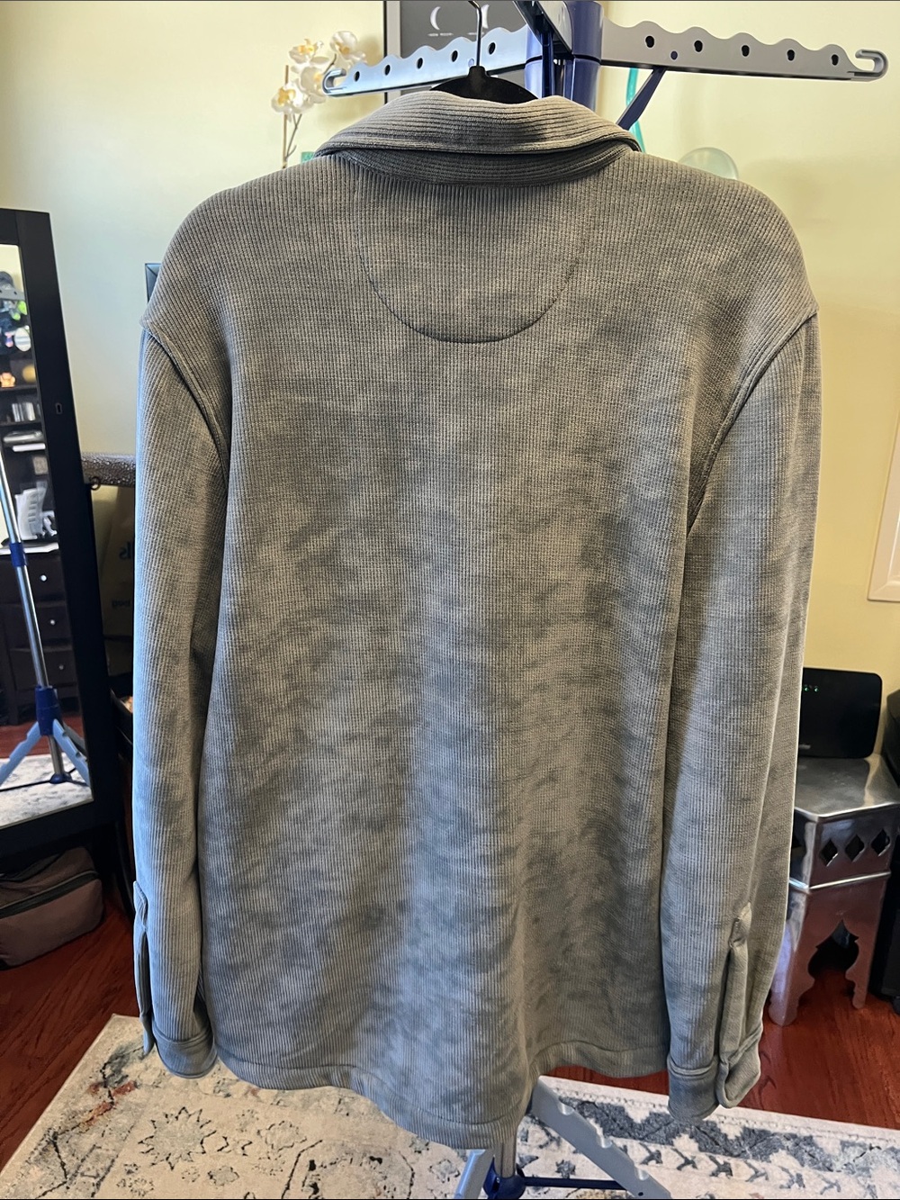 Copper Oak Men's Slate Gray Corduroy Snap-Front Jacket Medium - Picture 10 of 10